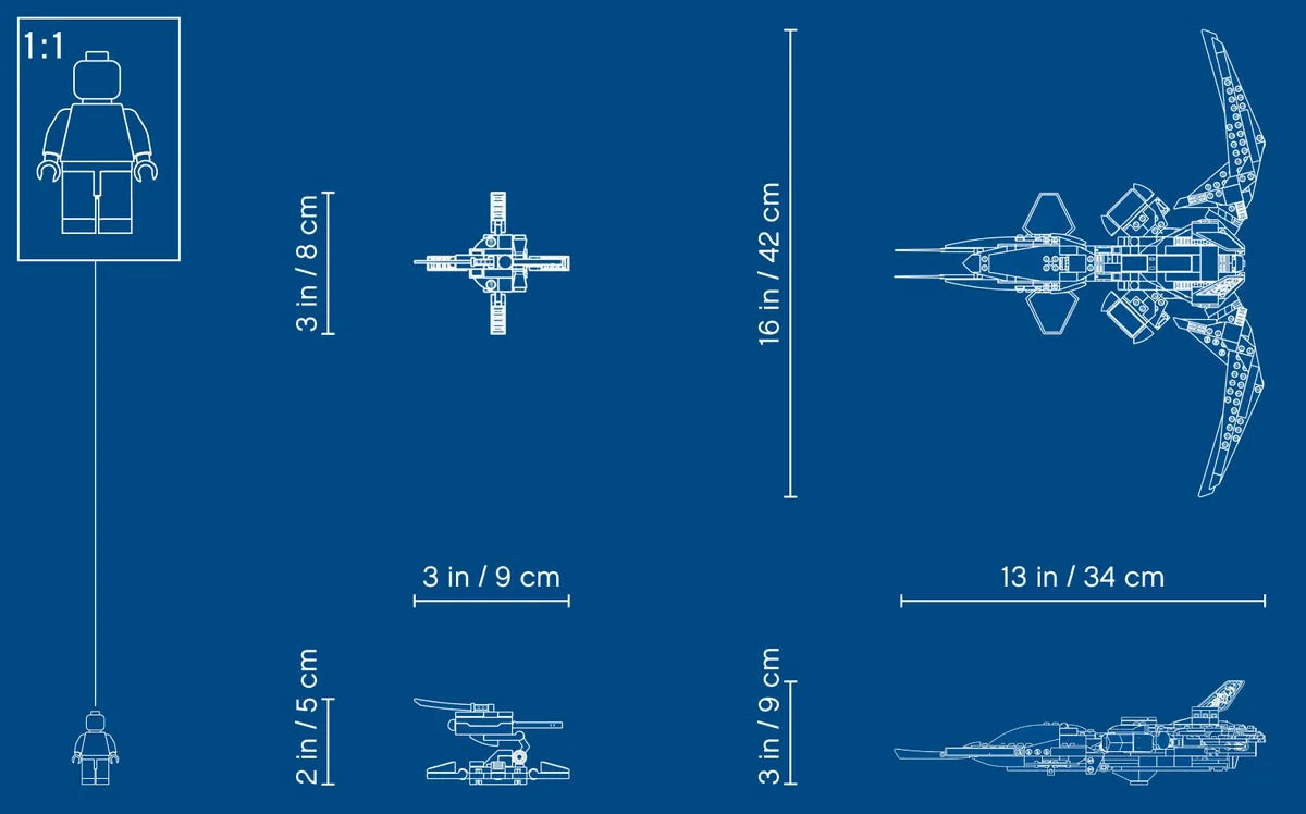 LEGO® Ninjago 71704 Fighter di Kai - vue 13