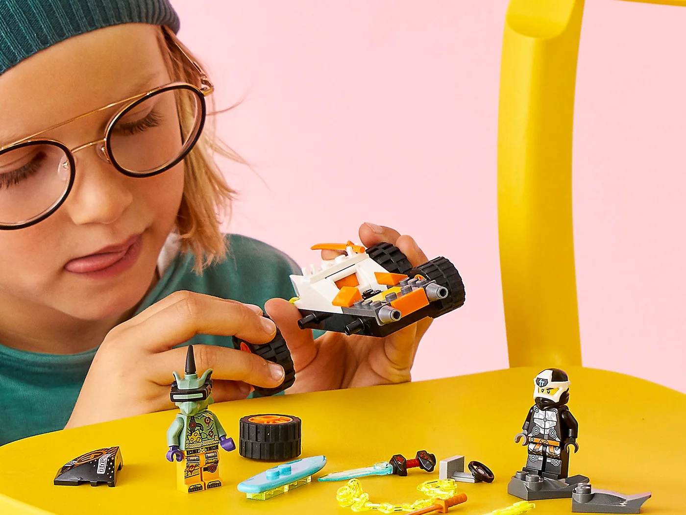 LEGO® Ninjago 71706 Il bolide di Cole - vue 5