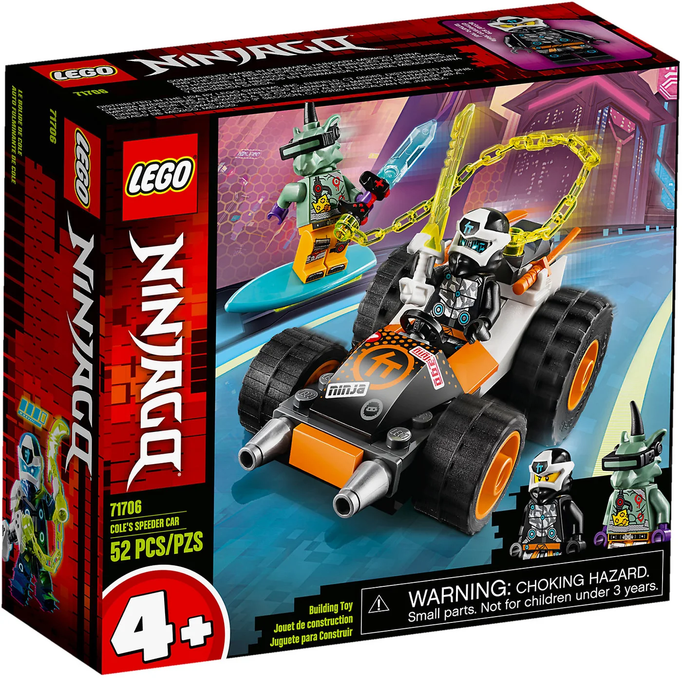 LEGO® Ninjago 71706 Il bolide di Cole - vue 8