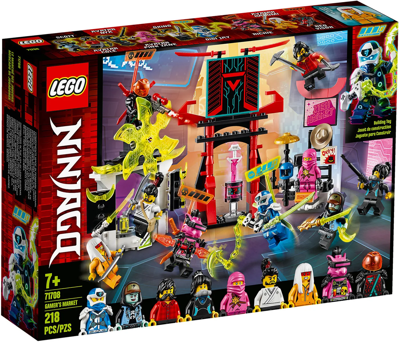 LEGO® Ninjago 71708 Il Mercato dei Ninja Gamers - vue 2