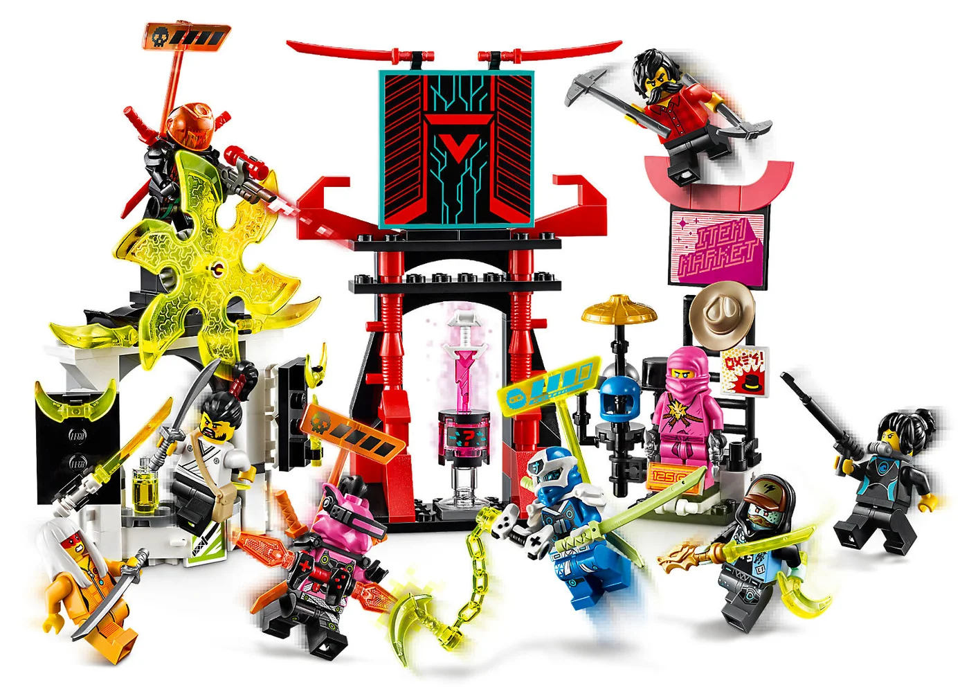 LEGO® Ninjago 71708 Il Mercato dei Ninja Gamers - vue 3