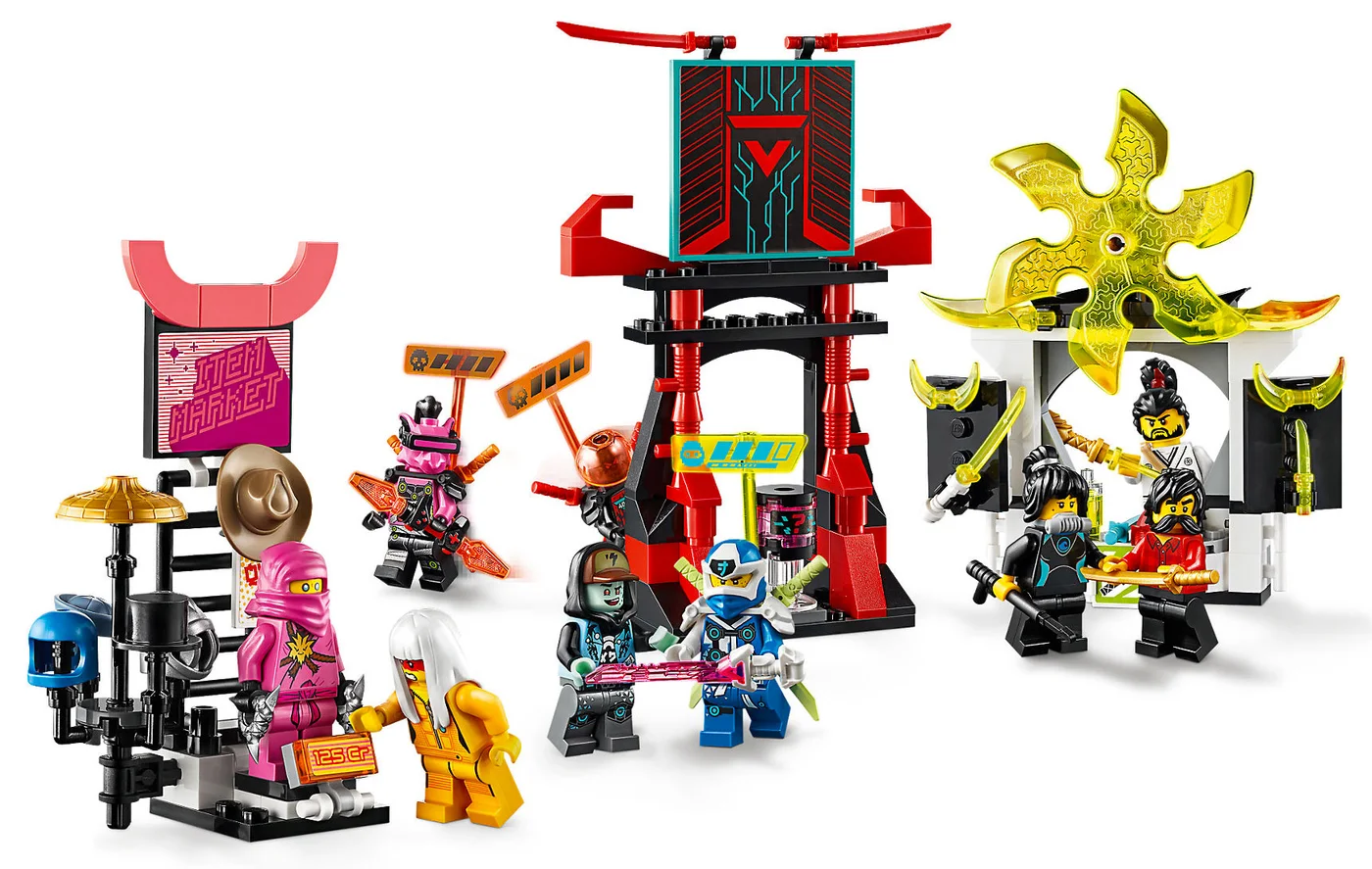LEGO® Ninjago 71708 Il Mercato dei Ninja Gamers - vue 4