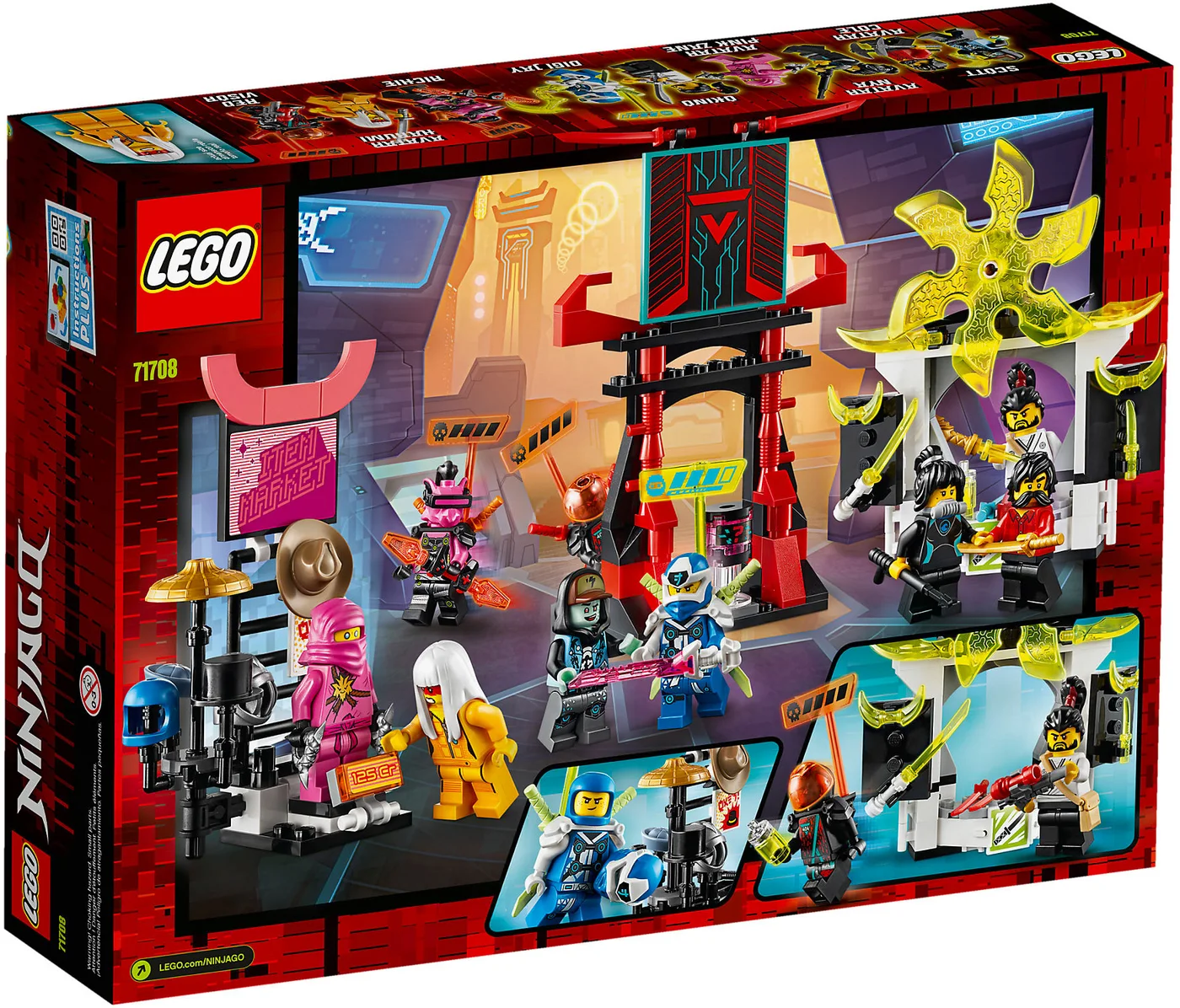 LEGO® Ninjago 71708 Il Mercato dei Ninja Gamers - vue 5