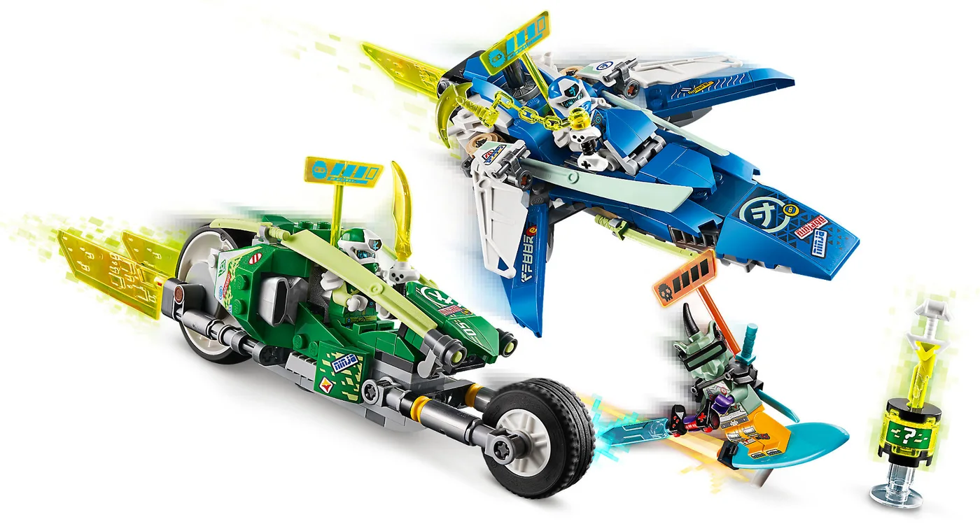 LEGO® Ninjago 71709 I bolidi di velocità di Jay e Lloyd - vue 3