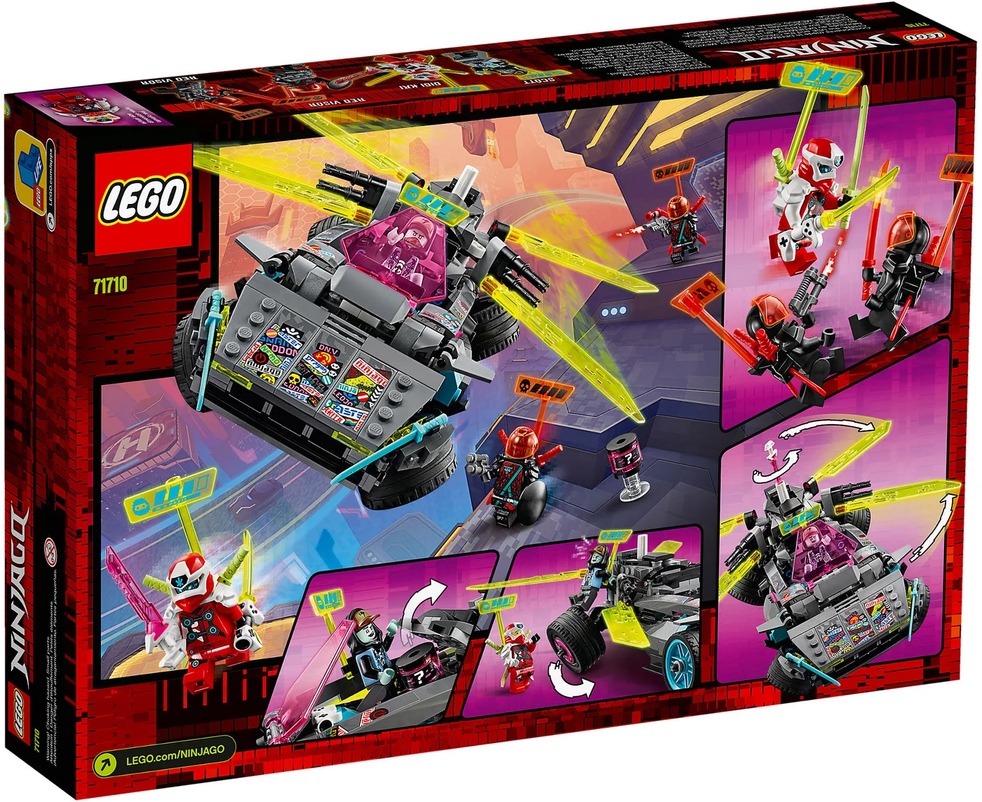 LEGO® Ninjago 71710 La Macchina – Tuner dei Ninja - vue 3