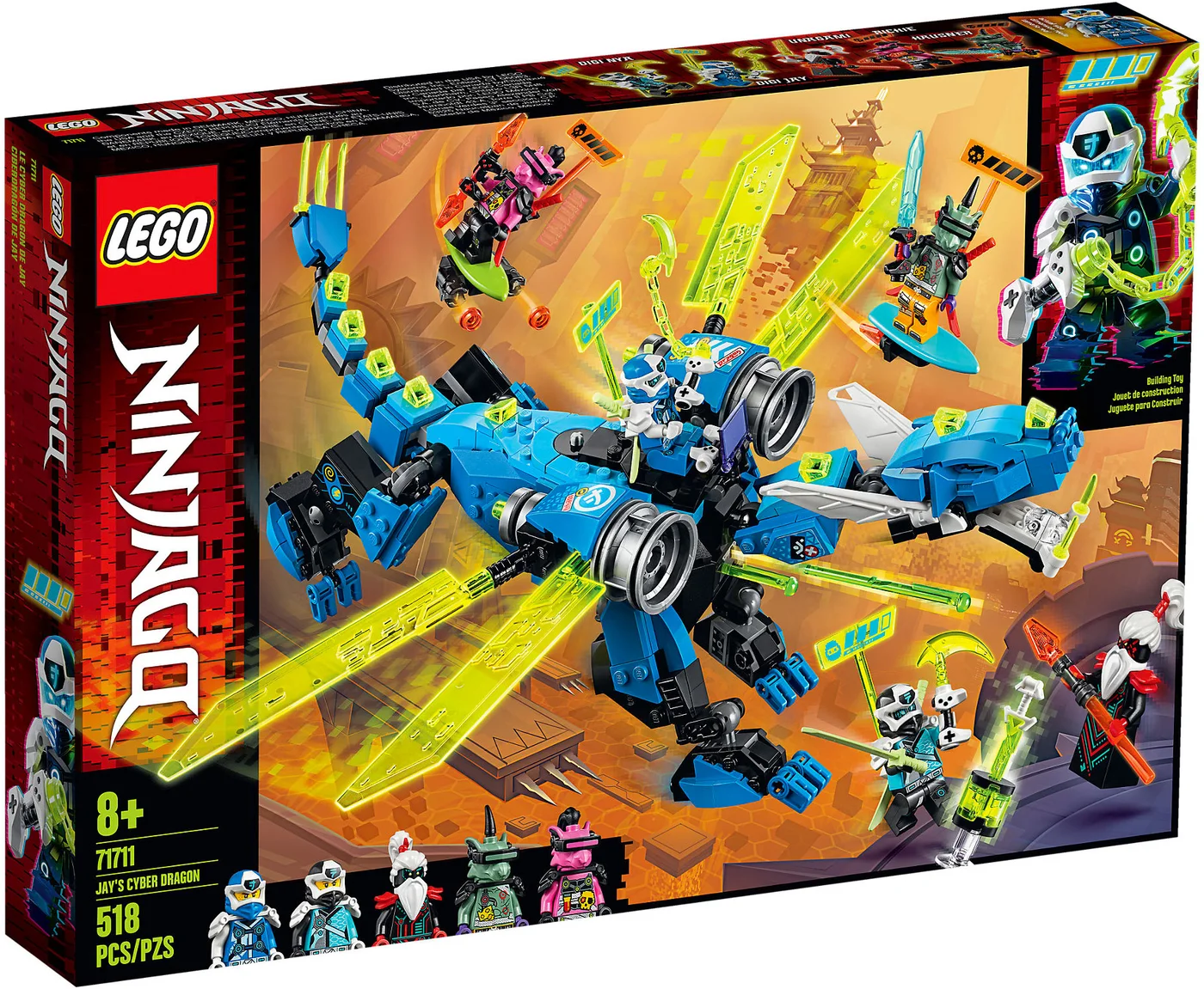 LEGO® Ninjago 71711 Il cyber-dragone di Jay - vue 2