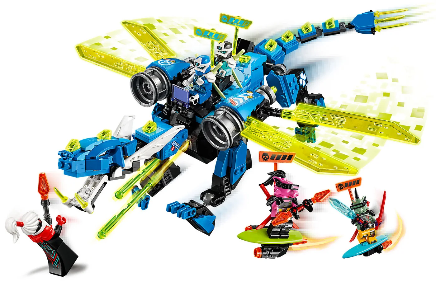 LEGO® Ninjago 71711 Il cyber-dragone di Jay - vue 4