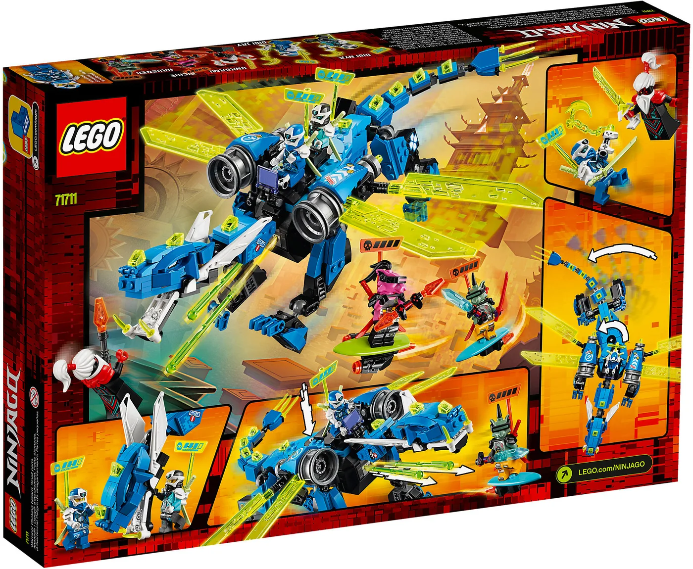 LEGO® Ninjago 71711 Il cyber-dragone di Jay - vue 5