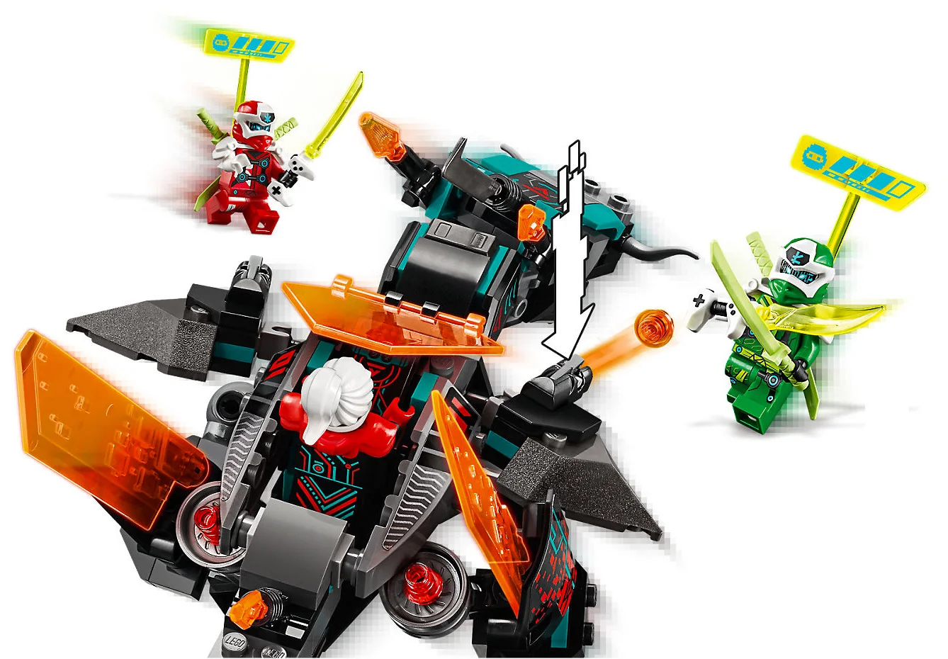 LEGO® Ninjago 71713 Dragone Imperiale - vue 2