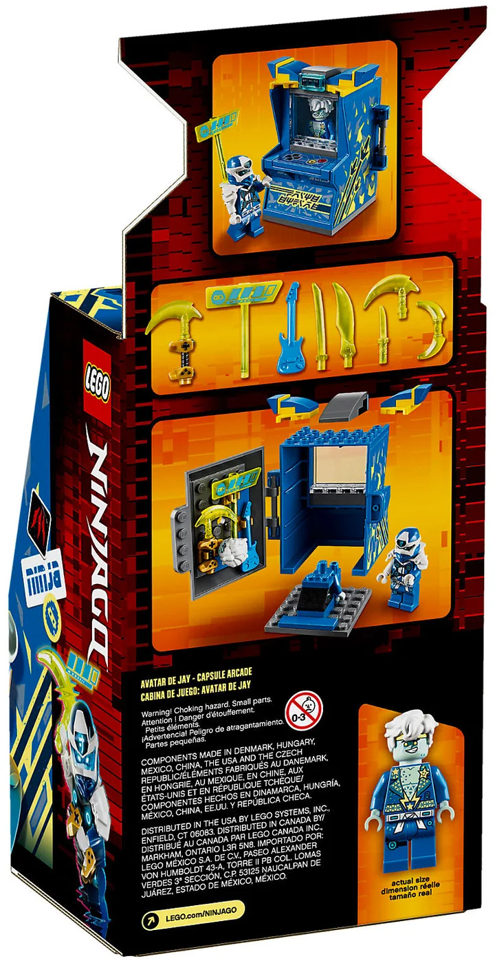 LEGO® Ninjago 71715 Avatar di Jay – Pod sala giochi - vue 3