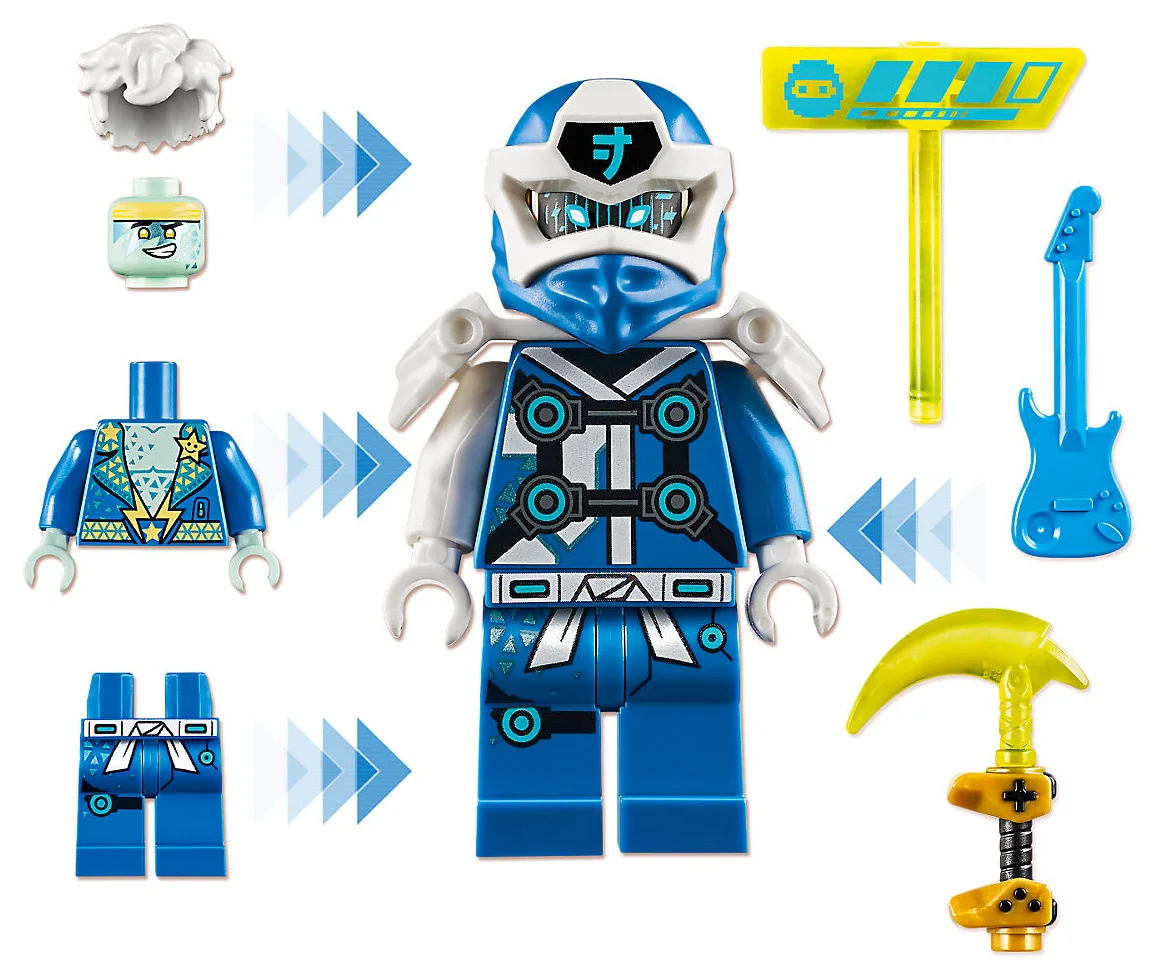 LEGO® Ninjago 71715 Avatar di Jay – Pod sala giochi - vue 6