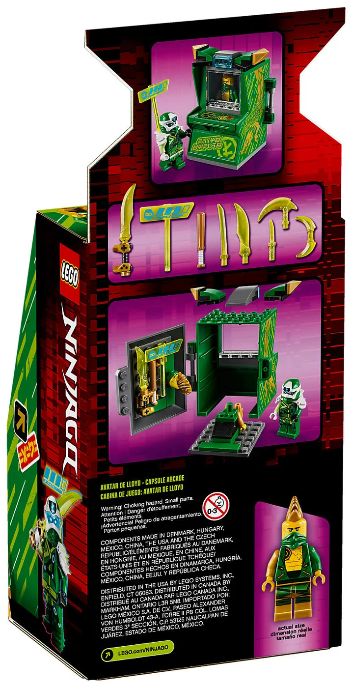 LEGO® Ninjago 71716 Avatar di Lloyd – Pod sala giochi - vue 2