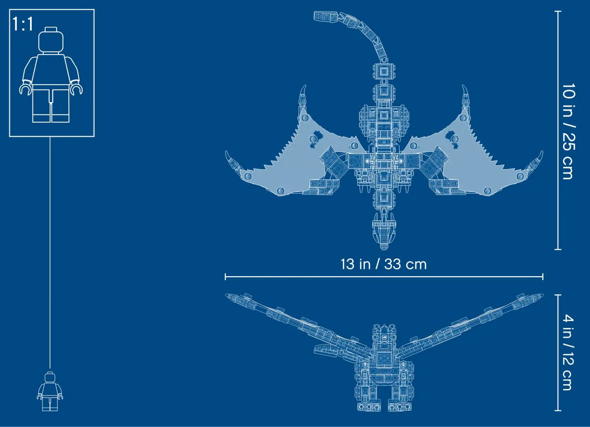 LEGO® Ninjago 71718 Dragone da battaglia di Wu - vue 10