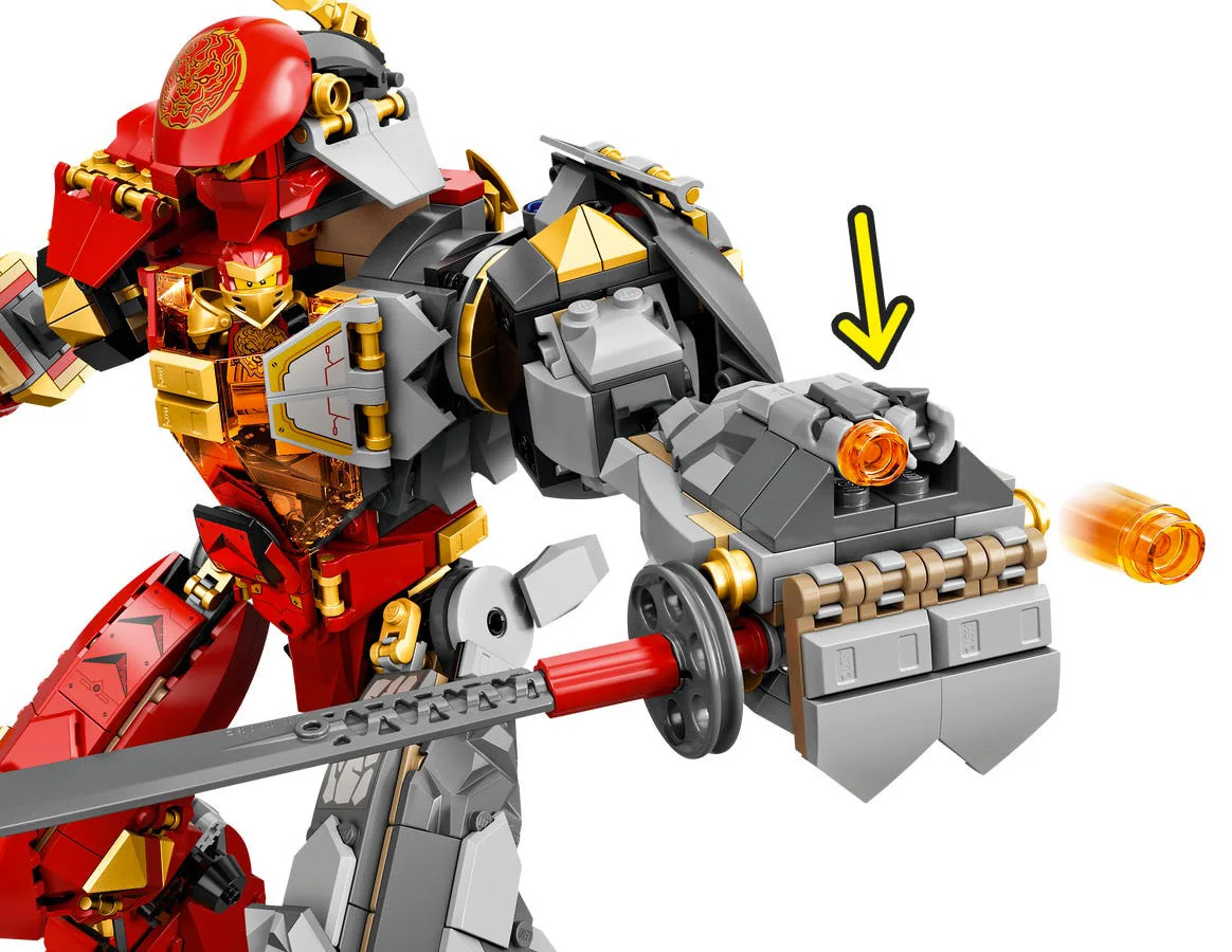LEGO® Ninjago 71720 Mech Pietra-Fuoco - vue 6