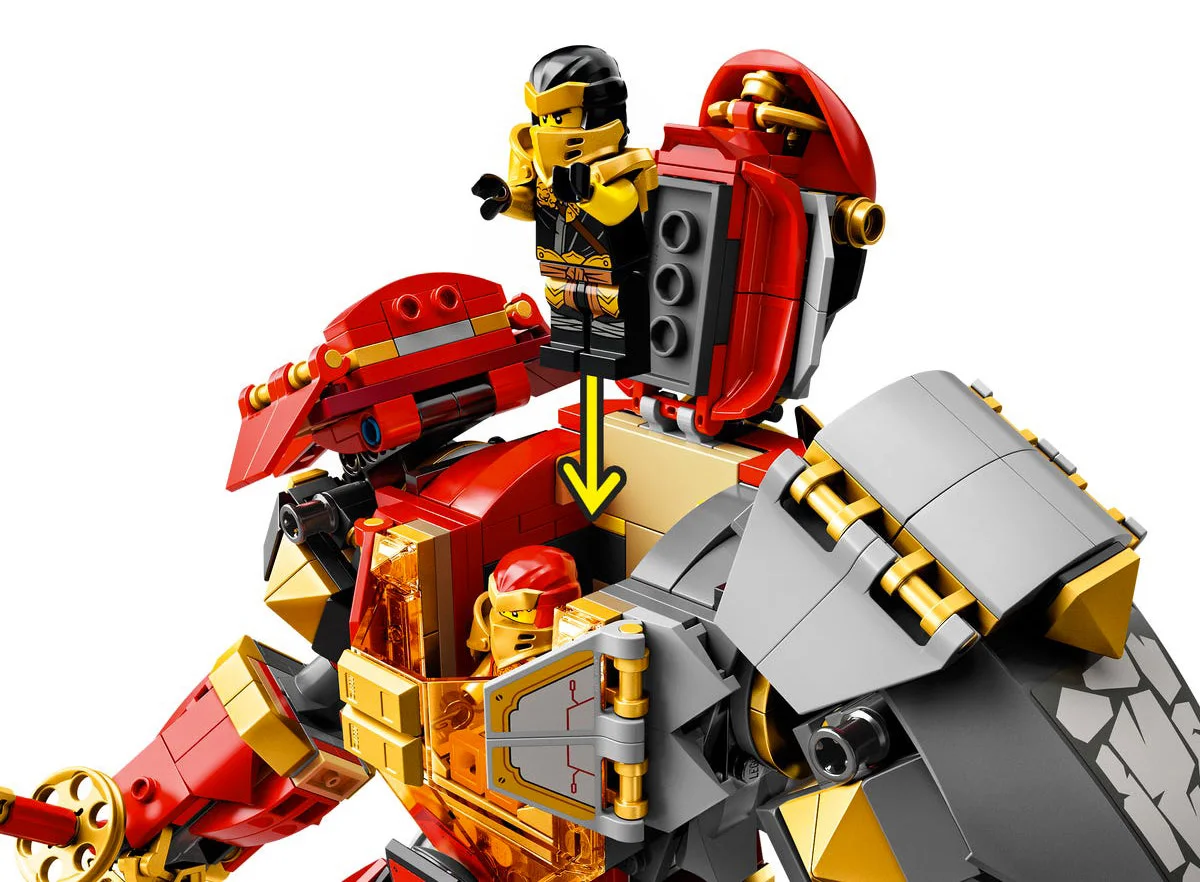 LEGO® Ninjago 71720 Mech Pietra-Fuoco - vue 7