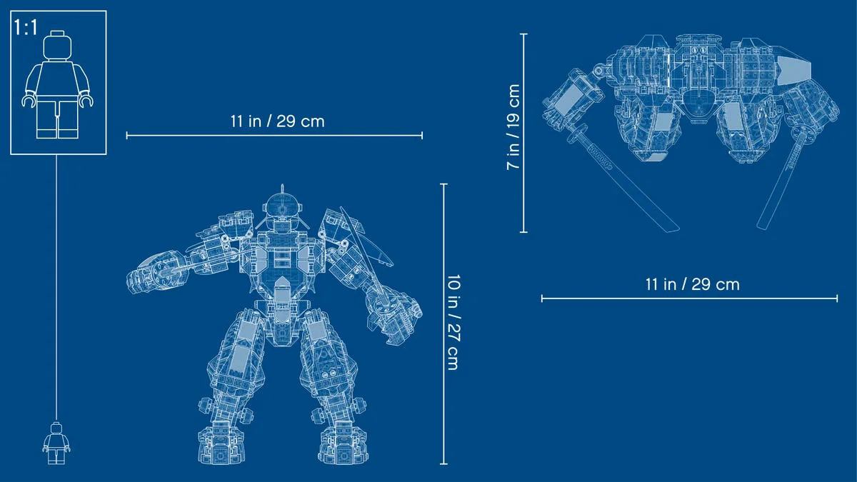 LEGO® Ninjago 71720 Mech Pietra-Fuoco - vue 12