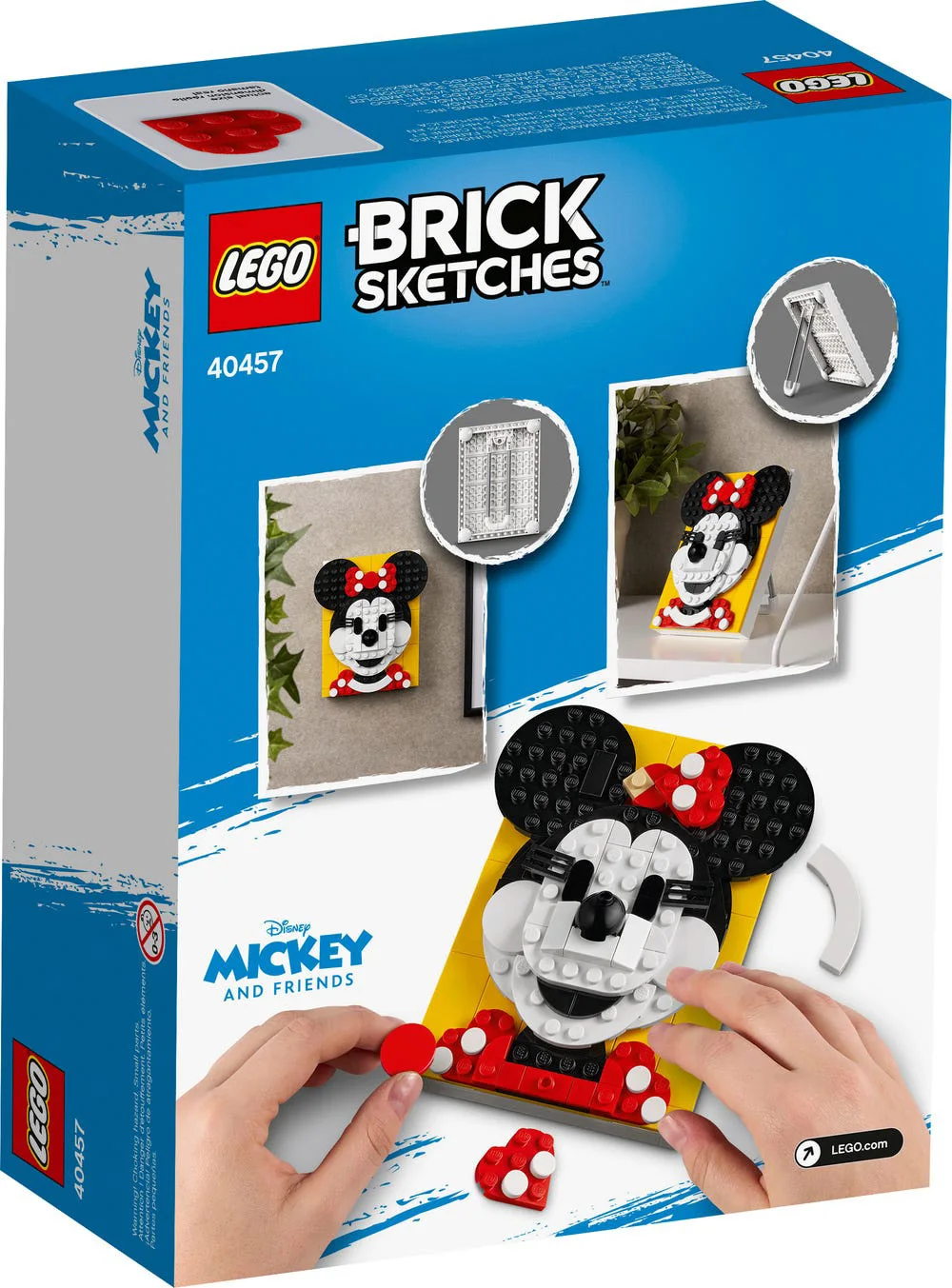 LEGO® Brick Sketches 40457 Minnie - vue 3