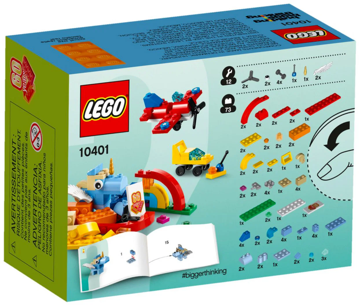 LEGO® Classic 10401 Un arcobaleno di divertimento - vue 5