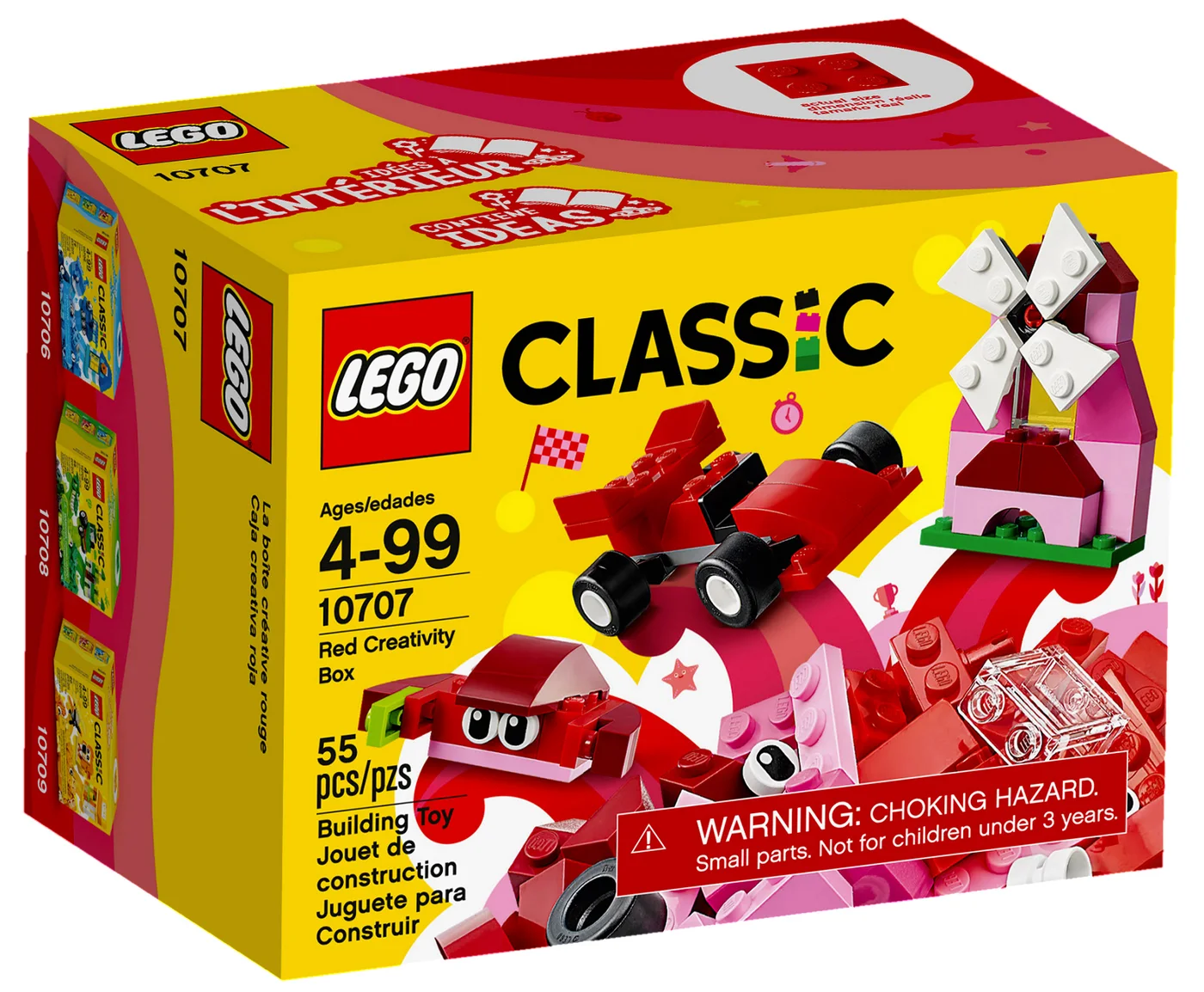 LEGO® Classic 10707 Scatola della creatività Rossa - vue 5