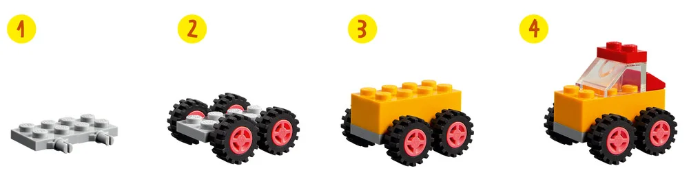 LEGO® Classic 11014 Mattoncini e ruote - vue 13