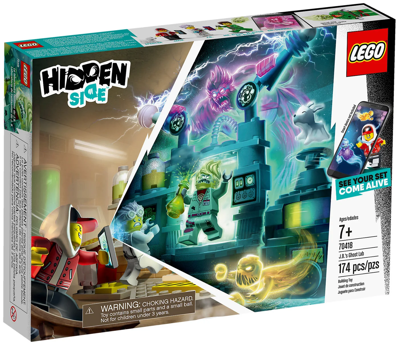 LEGO® Hidden Side 70418 Il Laboratorio Spettrale di J.B. - vue 2