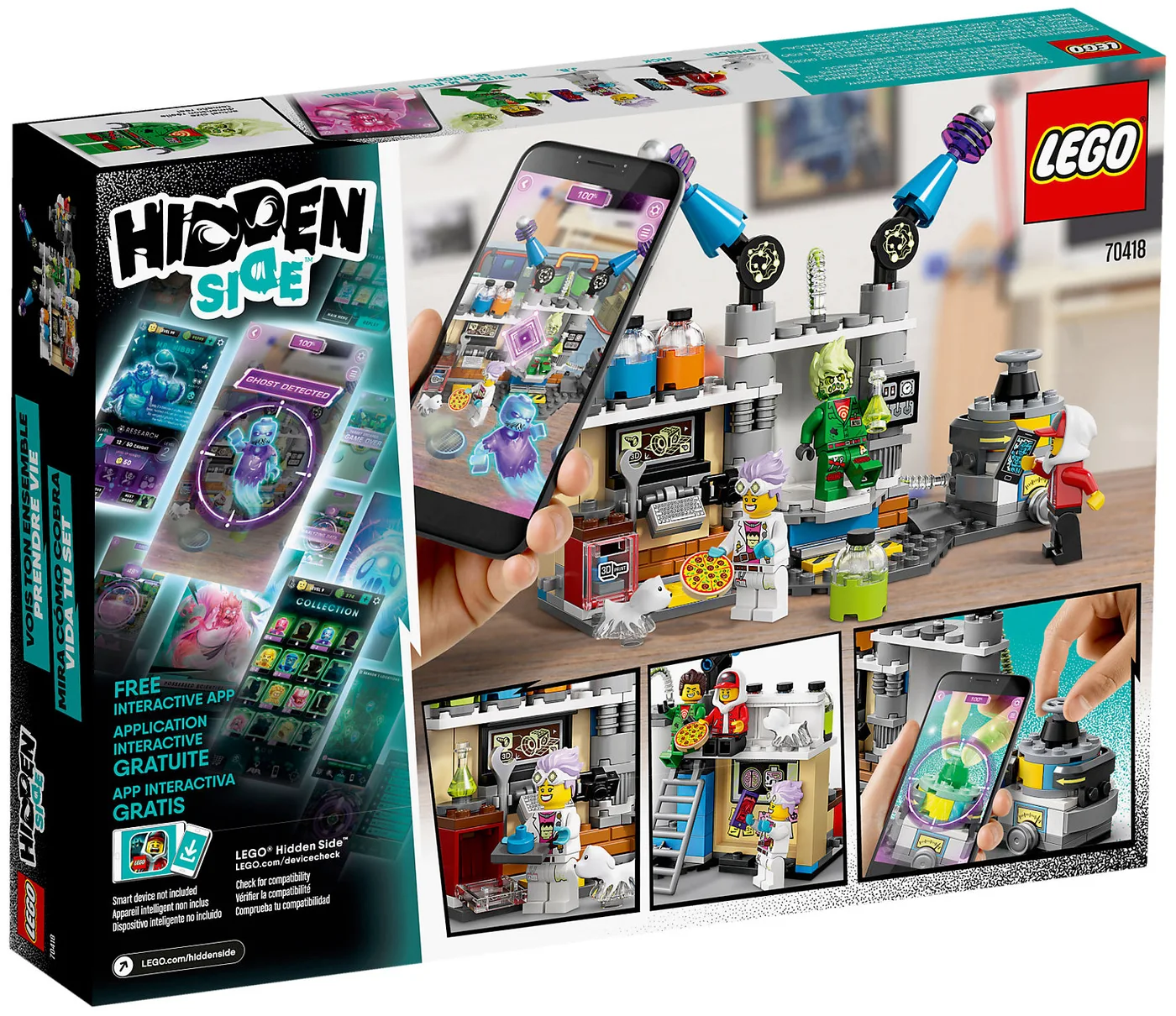 LEGO® Hidden Side 70418 Il Laboratorio Spettrale di J.B. - vue 4
