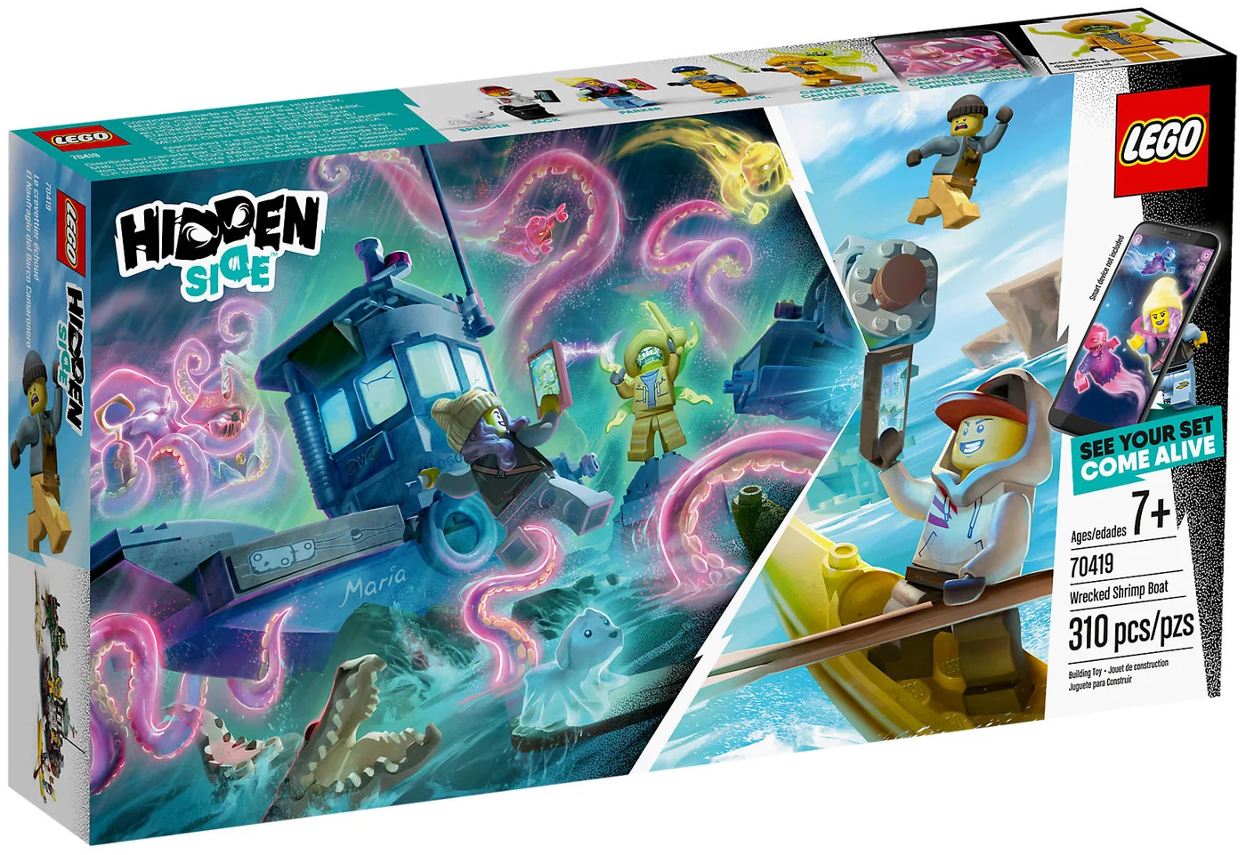 LEGO® Hidden Side 70419 Il Peschereccio Naufragato - vue 2