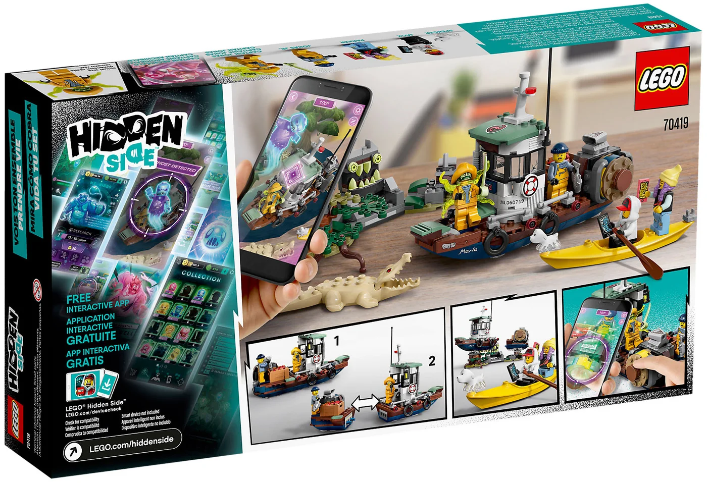 LEGO® Hidden Side 70419 Il Peschereccio Naufragato - vue 4