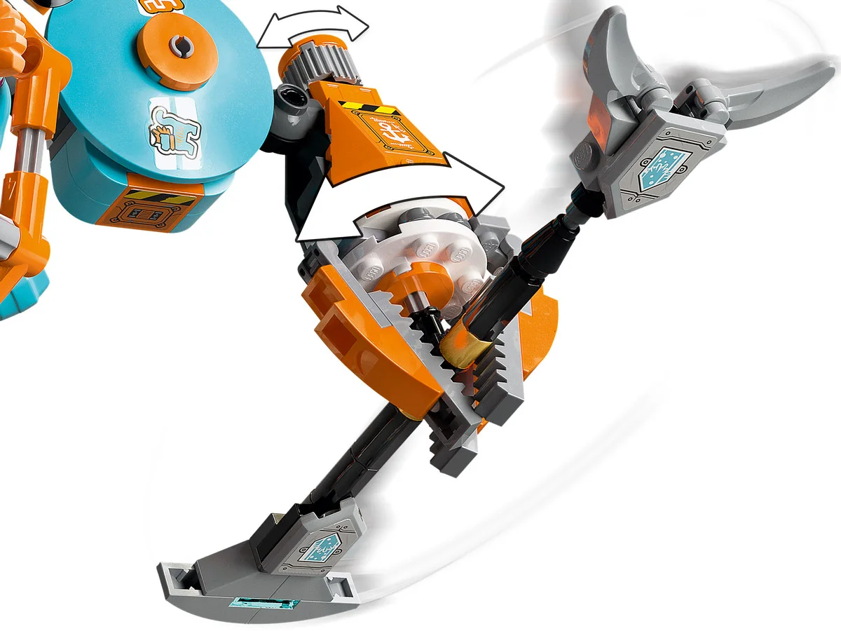 LEGO® Monkie Kid 80025 Il Mech Power Loader di Sandy - vue 6