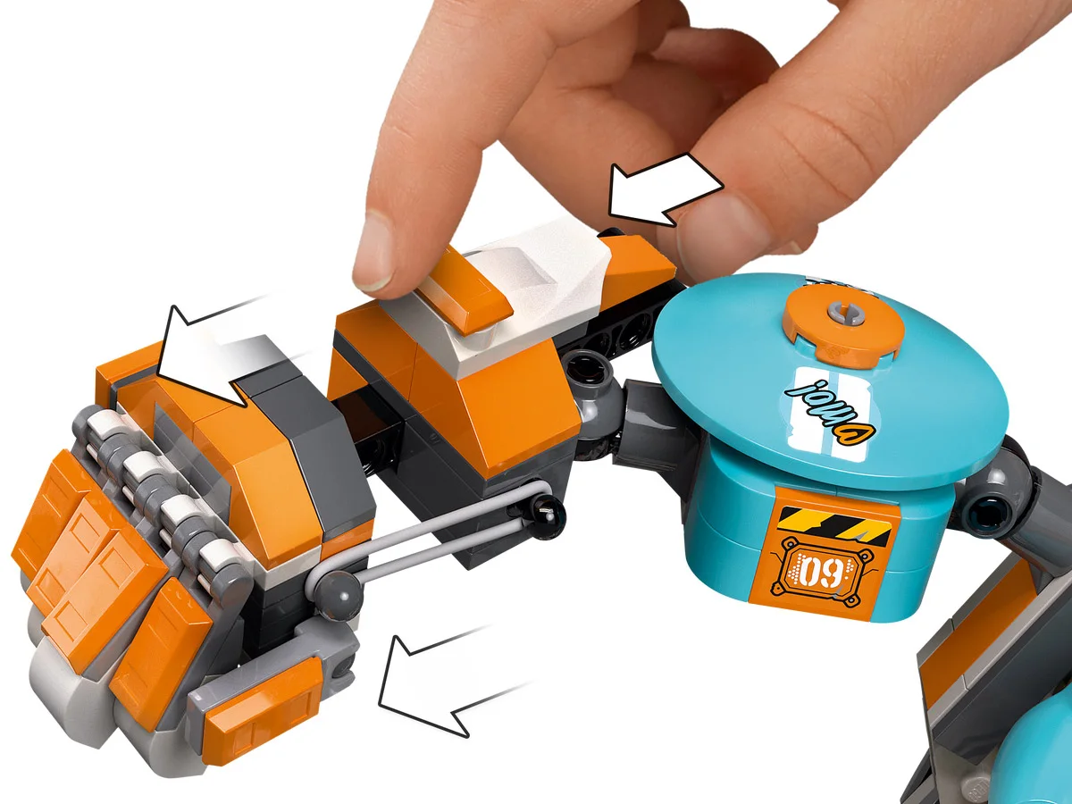 LEGO® Monkie Kid 80025 Il Mech Power Loader di Sandy - vue 7