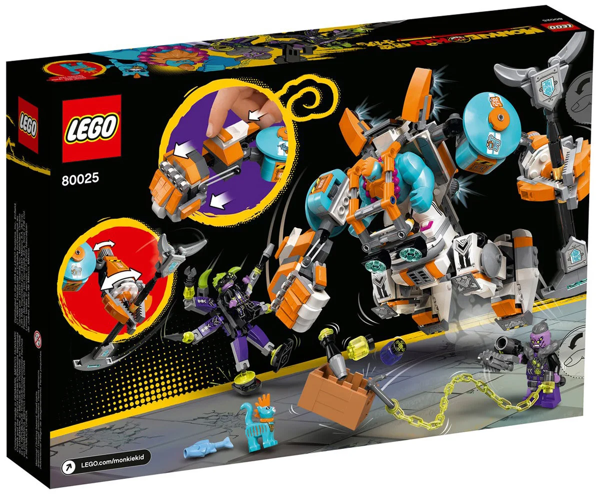LEGO® Monkie Kid 80025 Il Mech Power Loader di Sandy - vue 8