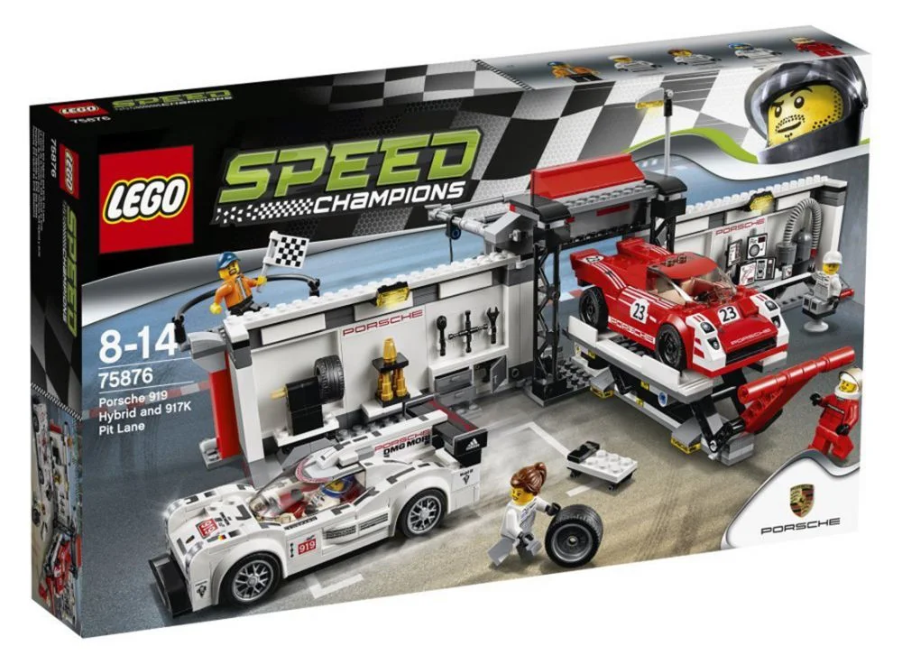 LEGO® Speed Champions 75876 Porsche 919 Hybrid e 917K Pit Lane - vue 2