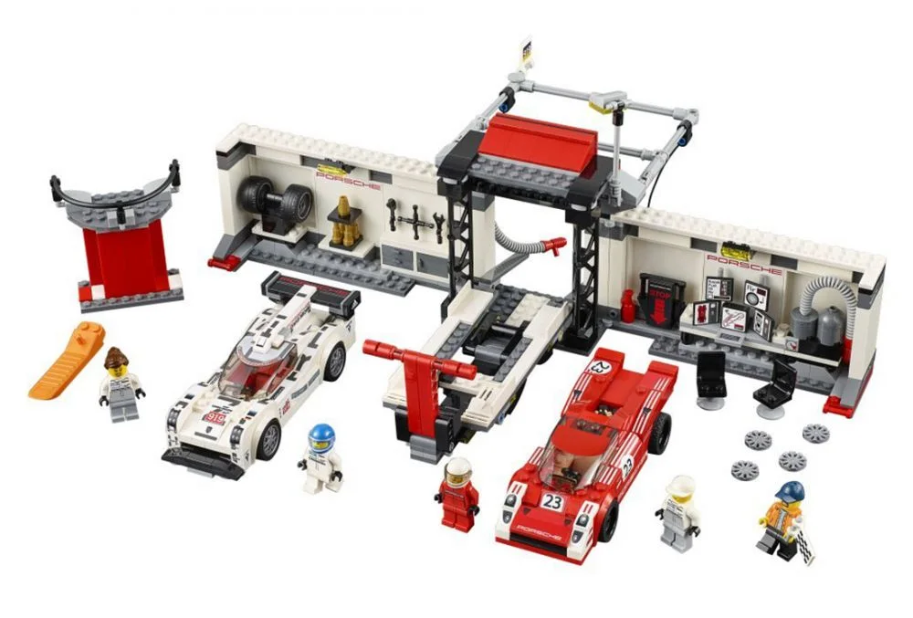 LEGO® Speed Champions 75876 Porsche 919 Hybrid e 917K Pit Lane - vue 3