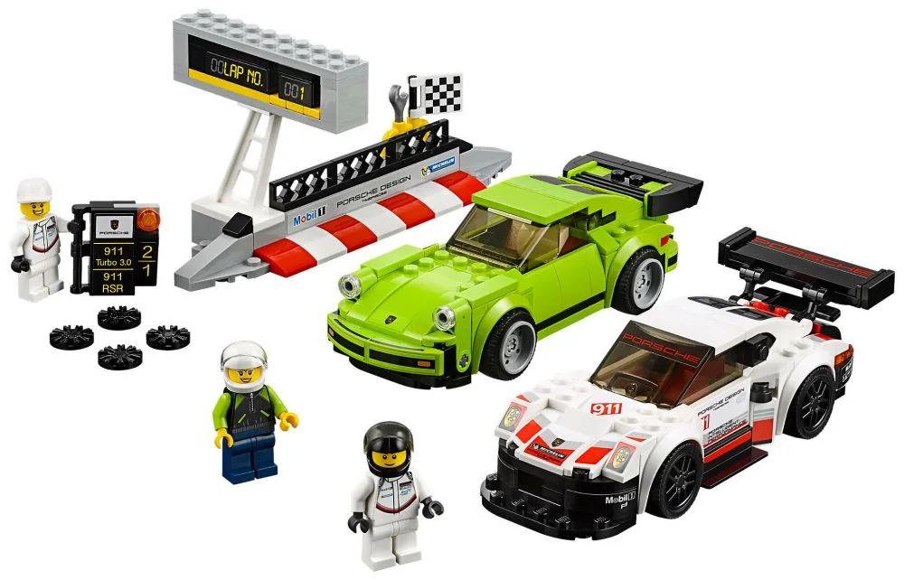 LEGO® Speed Champions 75888 Porsche 911 RSR e 911 Turbo 3.0 - vue 3