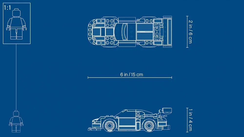 LEGO® Speed Champions 75888 Porsche 911 RSR e 911 Turbo 3.0 - vue 4
