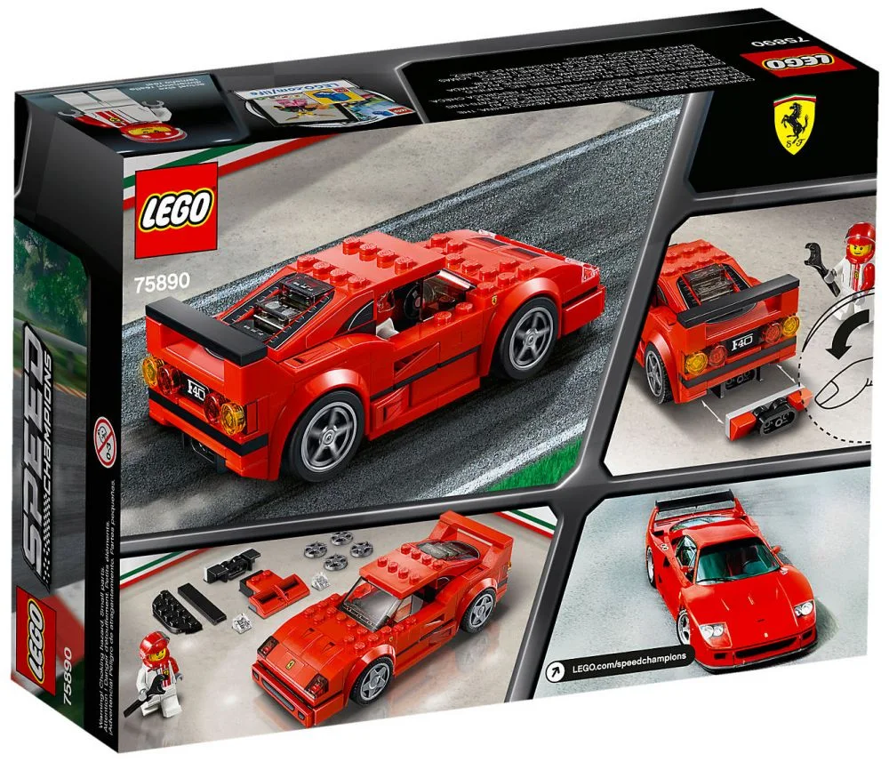 LEGO® Speed Champions 75890 Ferrari F40 Competizione - vue 2