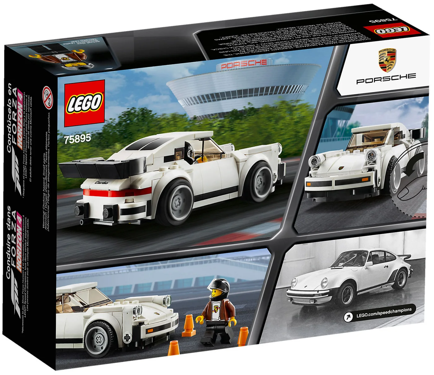 LEGO® Speed Champions 75895 1974 Porsche 911 Turbo 3.0 - vue 5