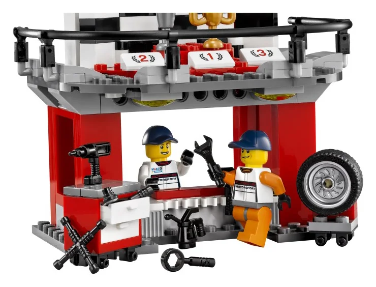 LEGO® Speed Champions 75912 Linea del traguardo Porsche 911 GT - vue 2