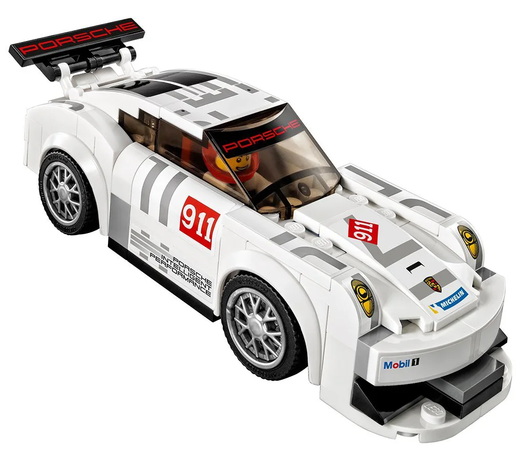LEGO® Speed Champions 75912 Linea del traguardo Porsche 911 GT - vue 4