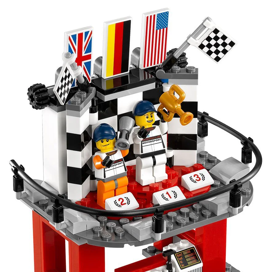 LEGO® Speed Champions 75912 Linea del traguardo Porsche 911 GT - vue 11