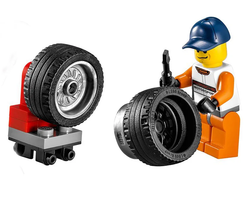 LEGO® Speed Champions 75912 Linea del traguardo Porsche 911 GT - vue 12