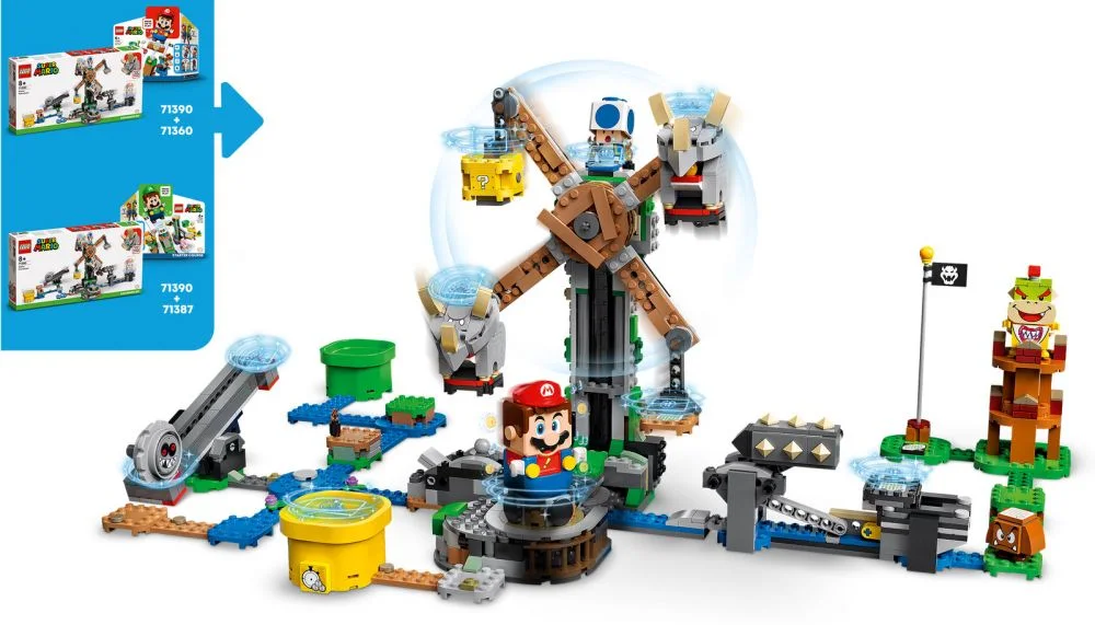 LEGO® Super Mario 71390 L’abbattimento dei Reznor – Pack di espansione - vue 5