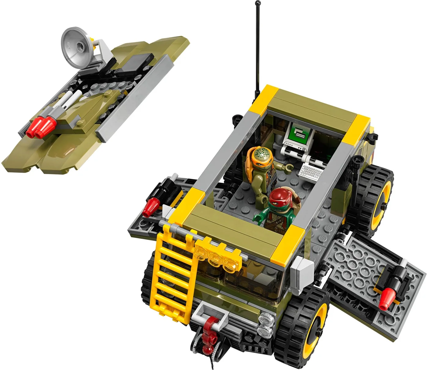 LEGO® Tartarughe Ninja 79115 Assalto al Turtle Van - vue 2