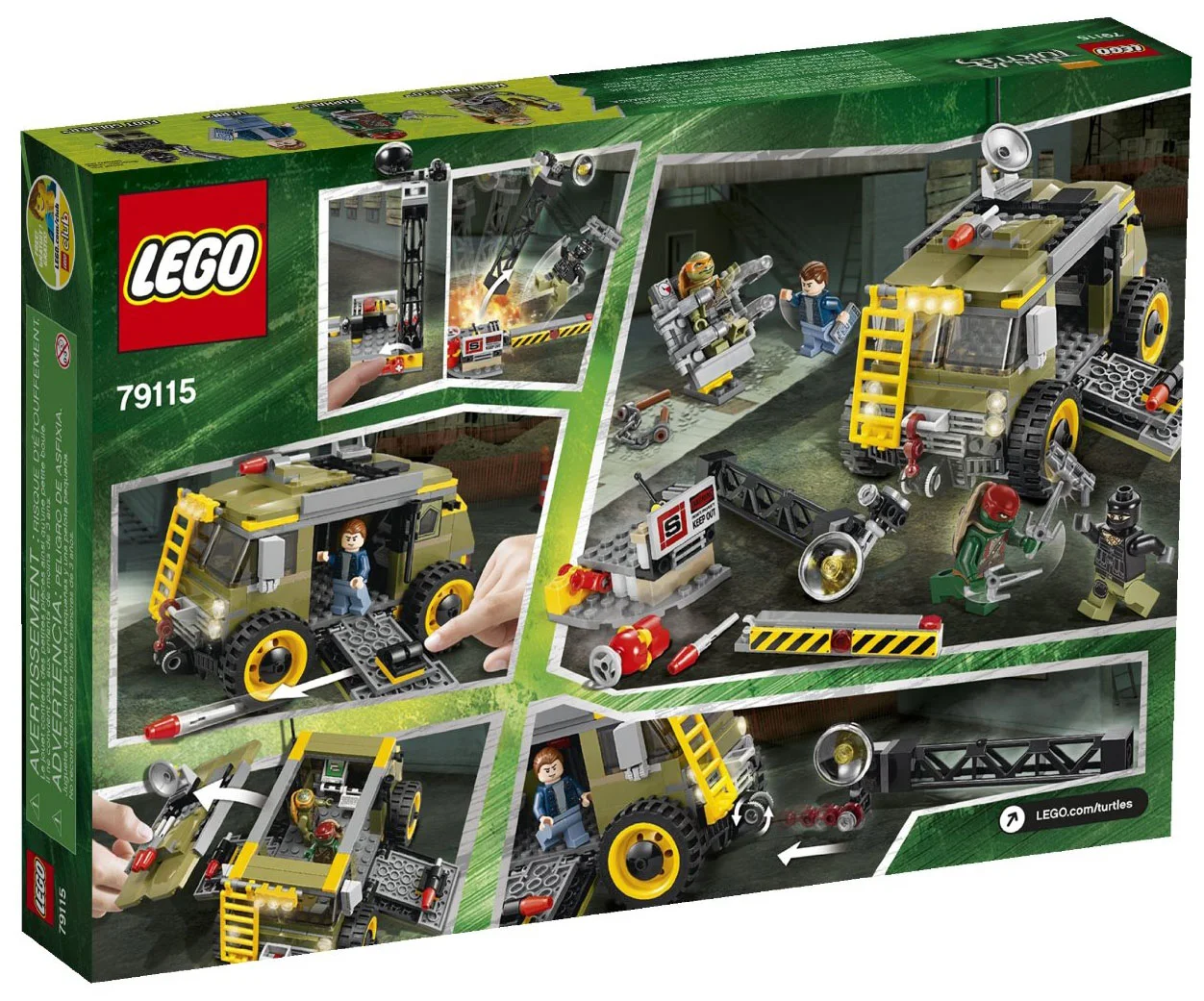 LEGO® Tartarughe Ninja 79115 Assalto al Turtle Van - vue 8