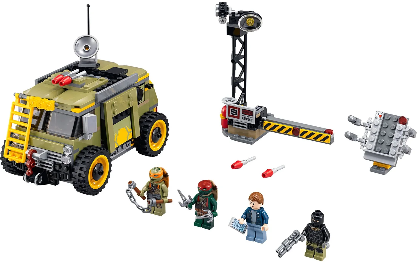 LEGO® Tartarughe Ninja 79115 Assalto al Turtle Van - vue 10