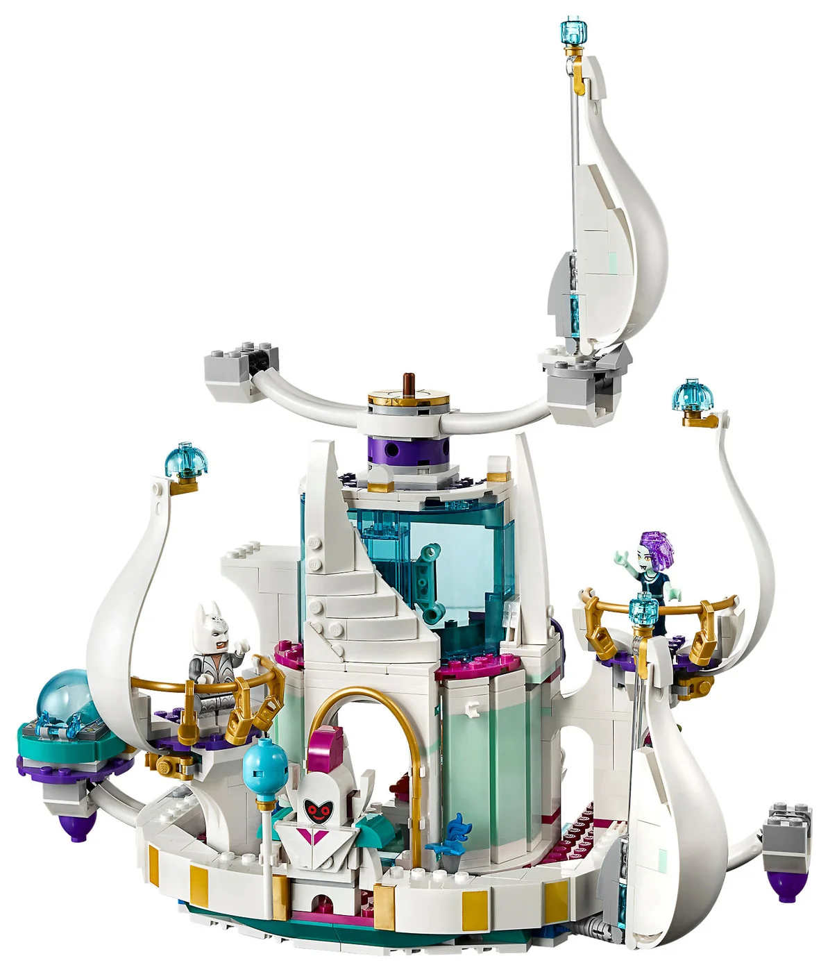 The LEGO® Movie 70838 Regina Wello Ke Wuoglio e il Palazzo Spaziale Mezzo malvagio - vue 4