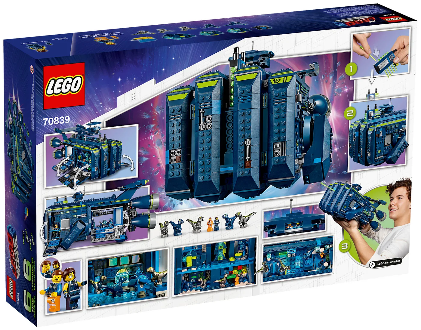 LEGO® The LEGO Movie 70839 Il Rexcelsior - vue 6