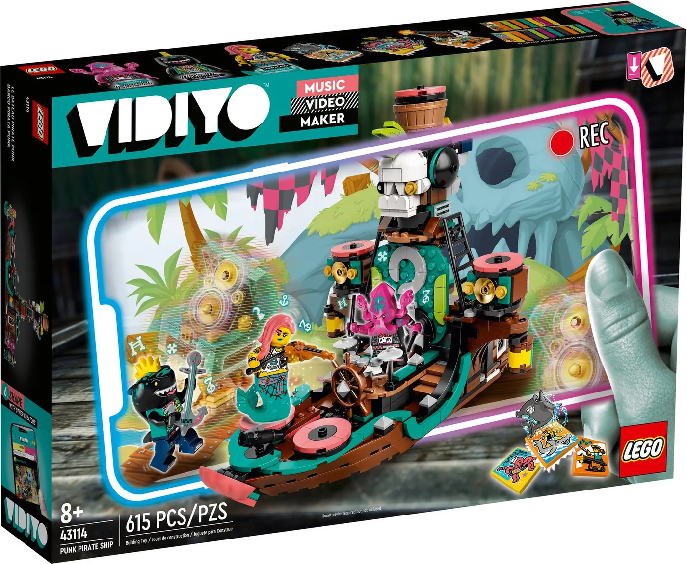 LEGO® Vidiyo 43114 Nave Pirata Punk - vue 2