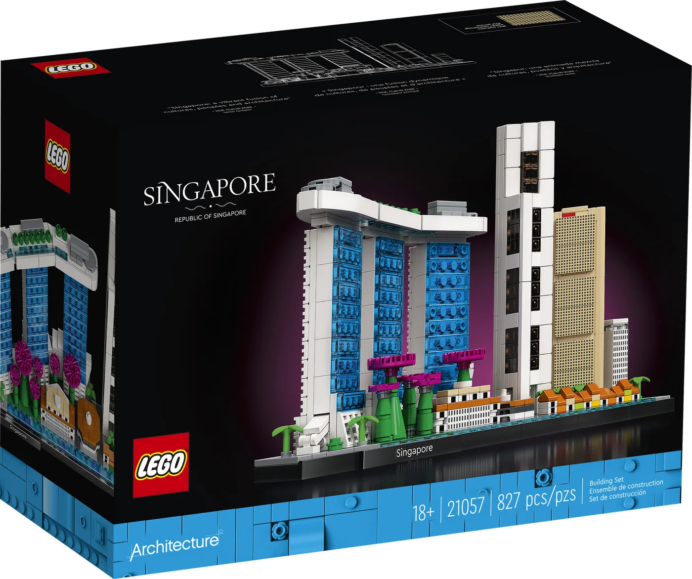 LEGO® Architecture 21057 Singapore - vue 5