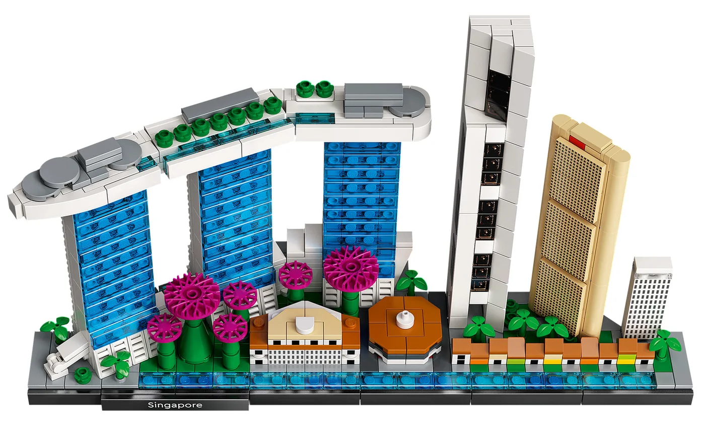 LEGO® Architecture 21057 Singapore - vue 7